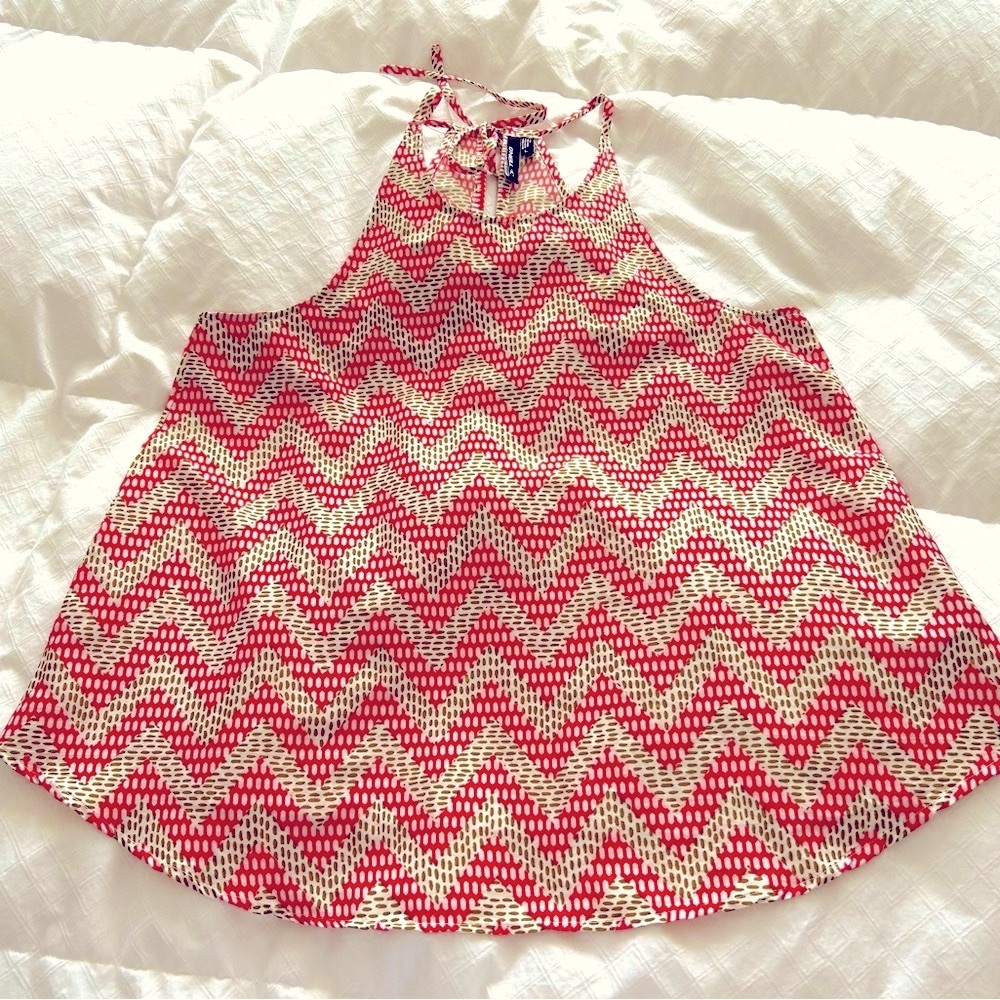 O’Neill Chevron Patterned Halter Top